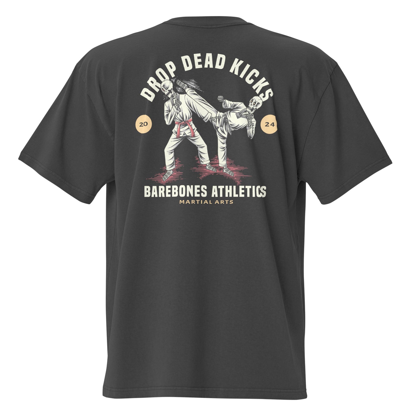 Drop Dead Kicks - Premium Oversized Tee - Barebones Athletics