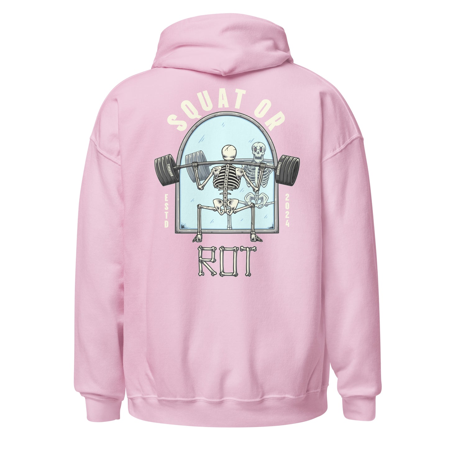 Squat Or Rot - Hoodie - Barebones Athletics