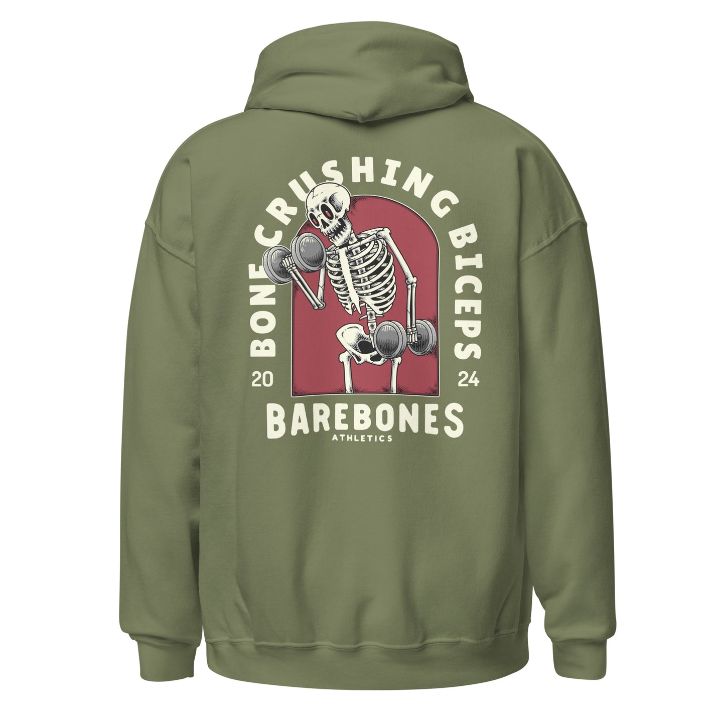 Bone Crushing Biceps - Hoodie - Barebones Athletics
