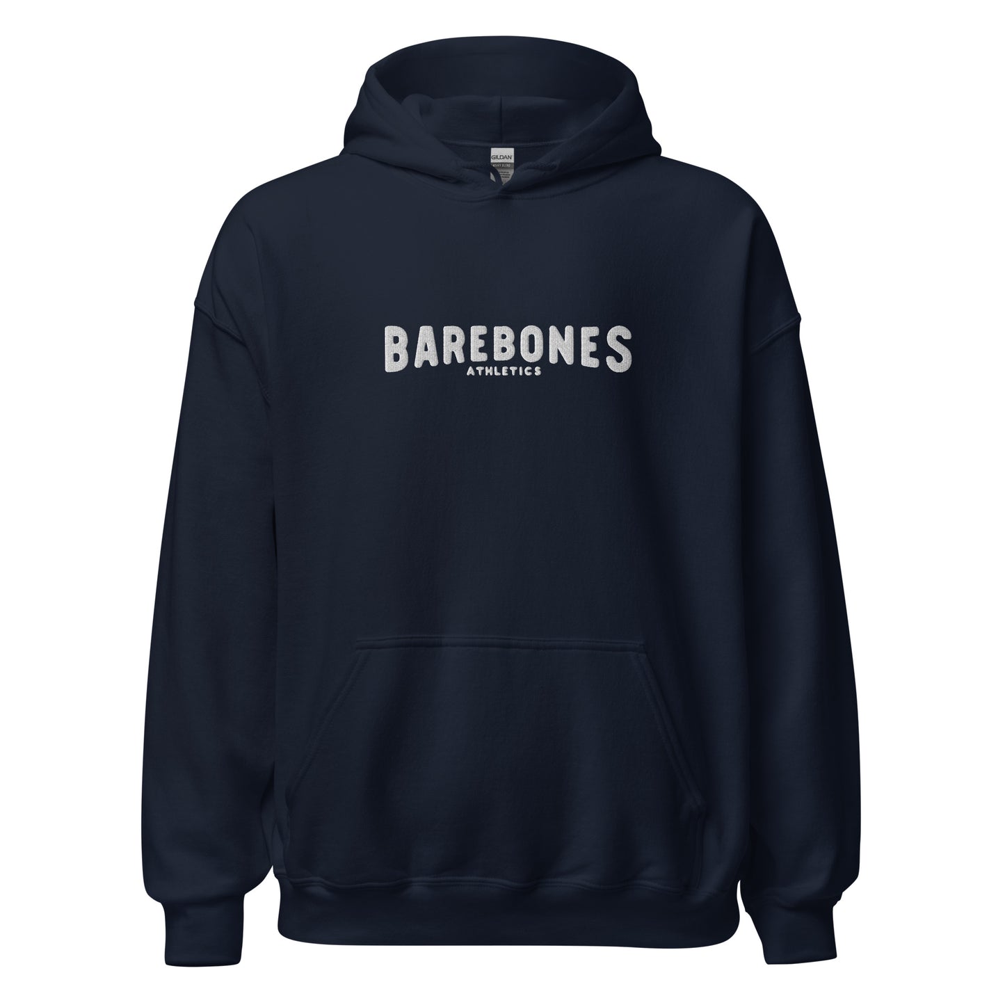 Classic Embroidered Hoodie - Barebones Athletics
