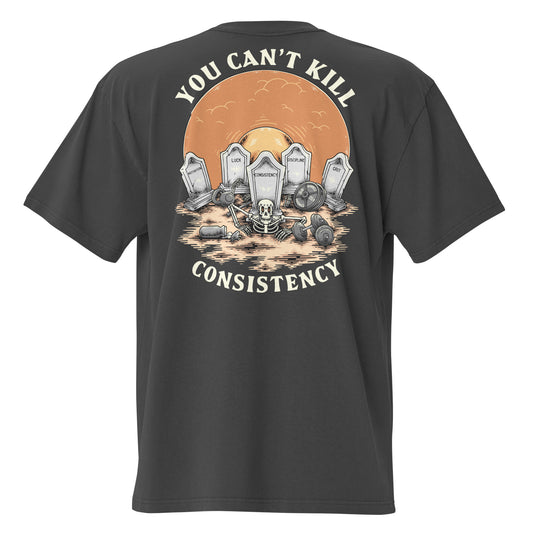 Can't Kill Consistency - Premium Oversized Tee - Barebones Athletics