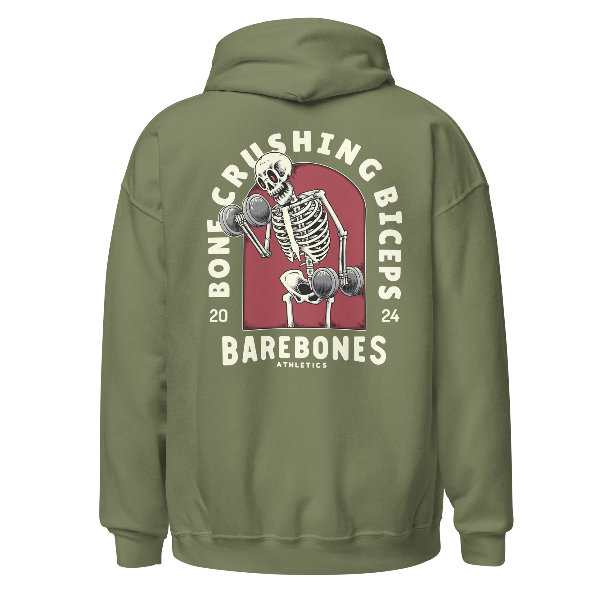 Bone Crushing Biceps - Hoodie - Barebones Athletics