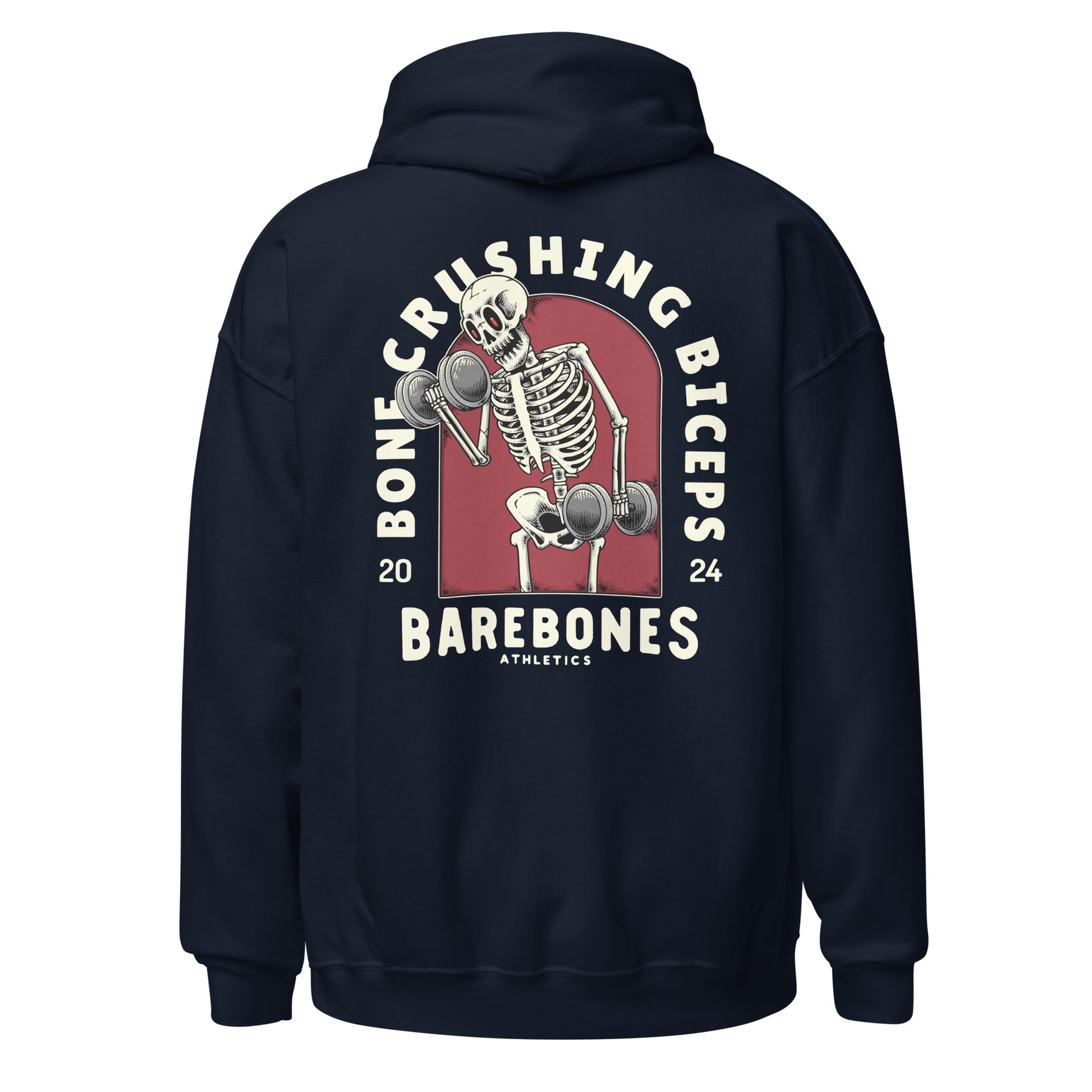 Bone Crushing Biceps - Hoodie - Barebones Athletics